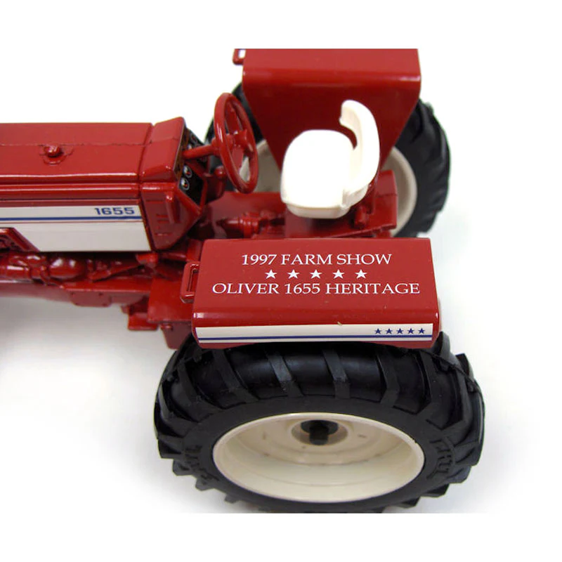 1/16 Oliver 1655 Tractor with Wide Front and Fenders, 1997 Farm Show Edition by ERTL - Image 6