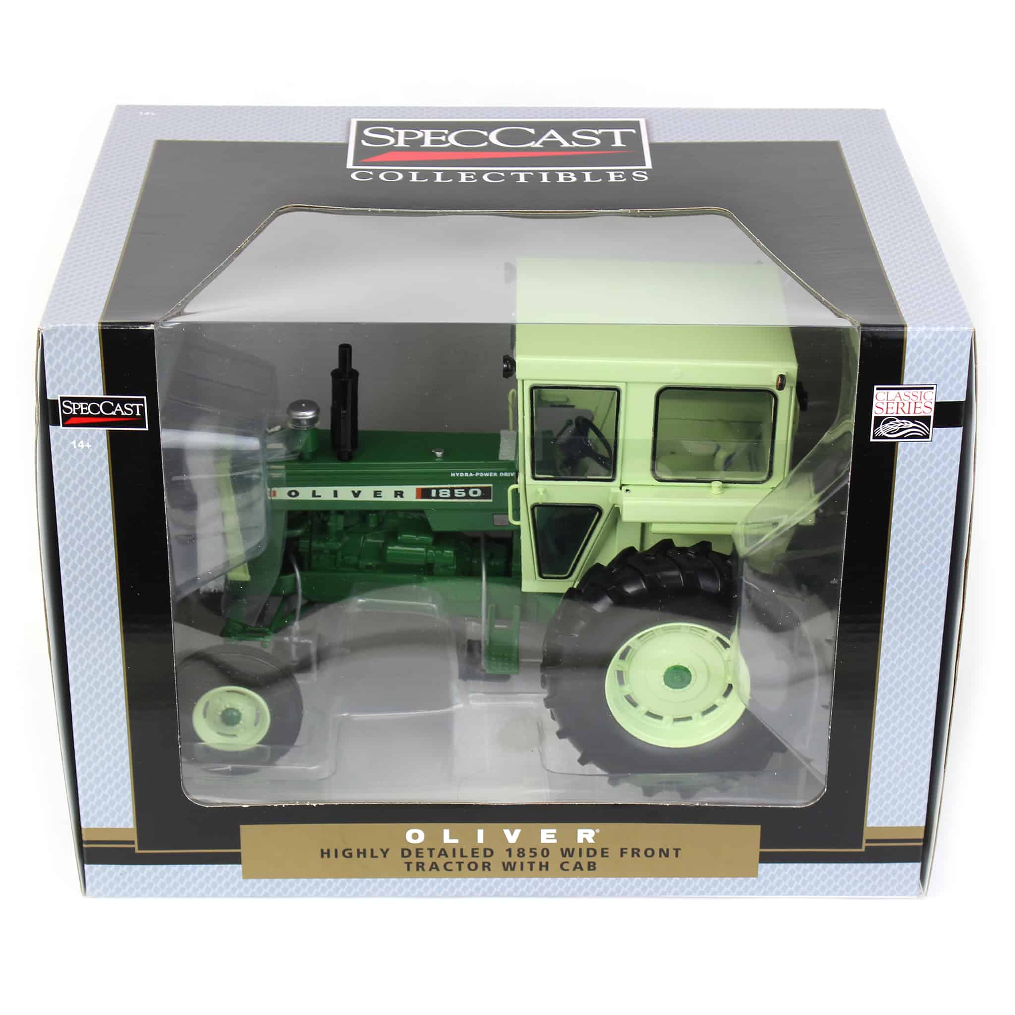 1/16 Oliver 1850 Diesel Tractor with Cab & Wide Front by SpecCast - Image 6