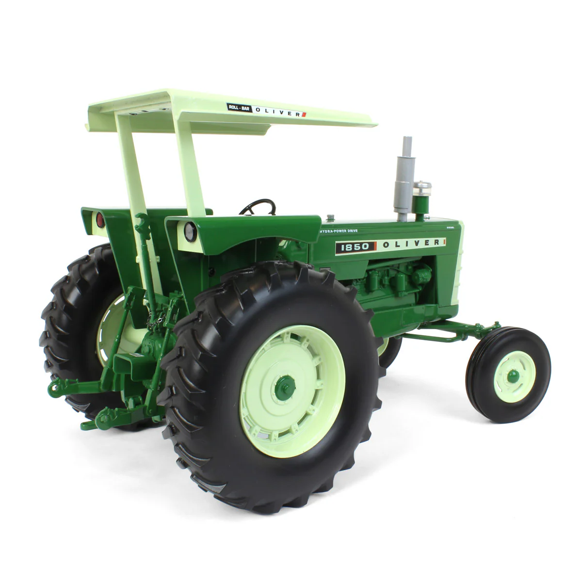 1/16 Oliver 1850 Diesel Tractor with Wide Front & Canopy by SpecCast - Image 3