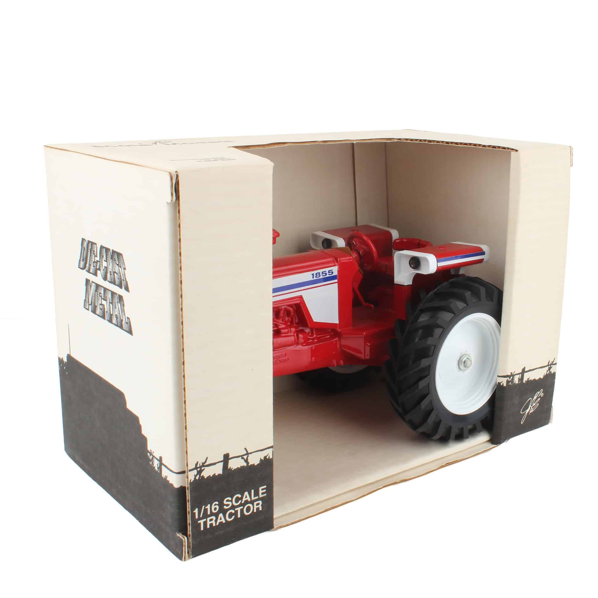 1/16 Oliver 1855 Tractor with Wide Front, Red Edition, Made in the USA by Scale Models - Image 3