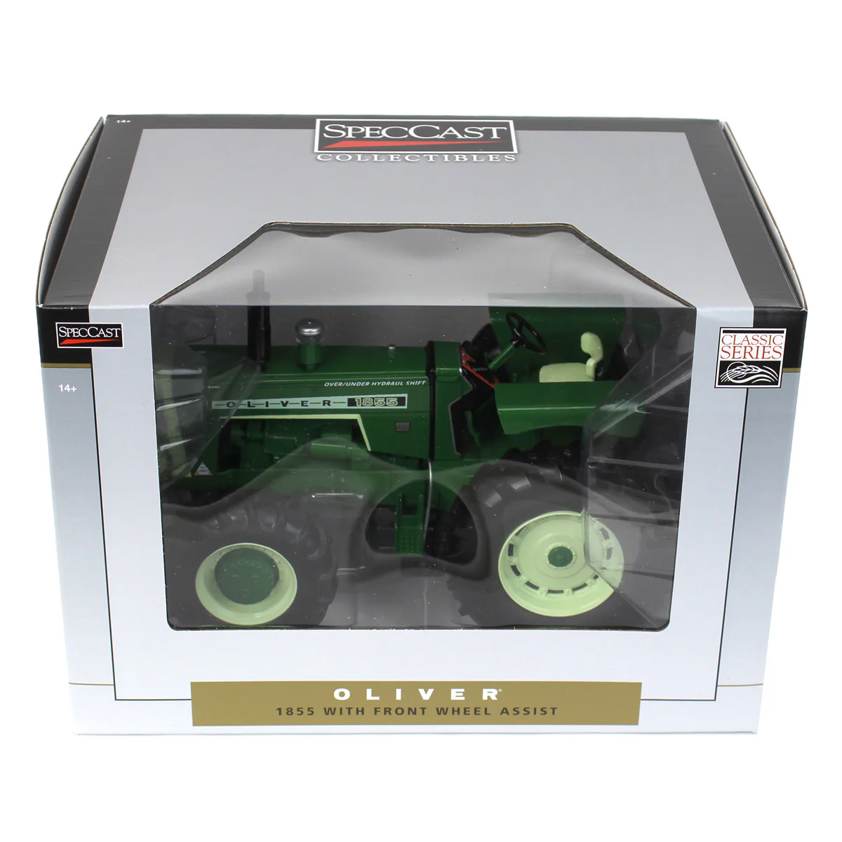 1/16 Oliver 1855 Tractor with Front Wheel Assist by SpecCast - Image 5