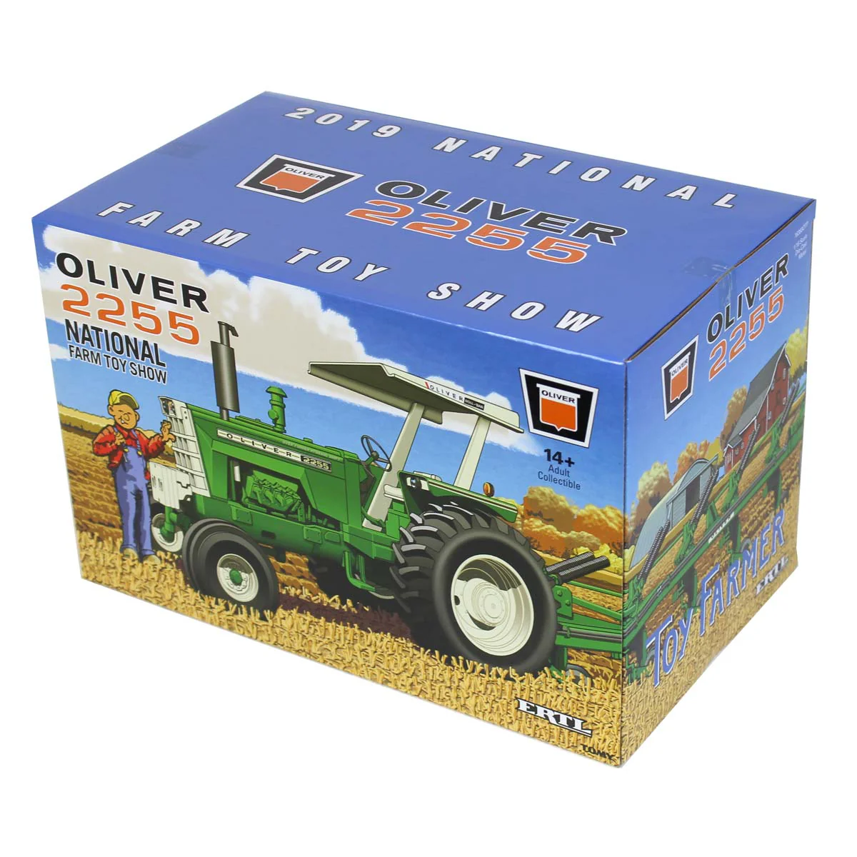 1/16 Oliver 2255 2WD Tractor w/ ROPS by ERTL, 2019 National Farm Toy Show - Image 7