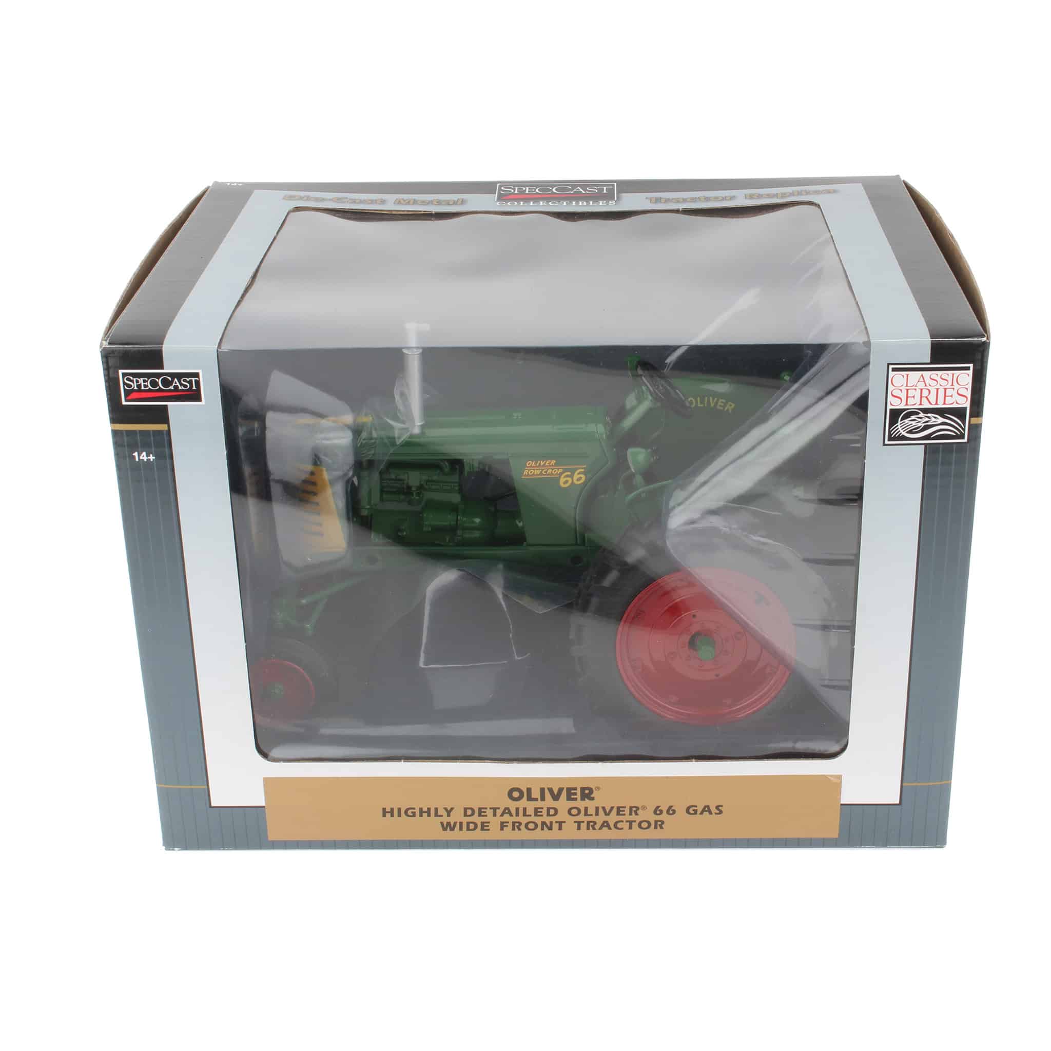 1/16 Oliver 66 Gas Wide Front Row Crop Tractor by SpecCast