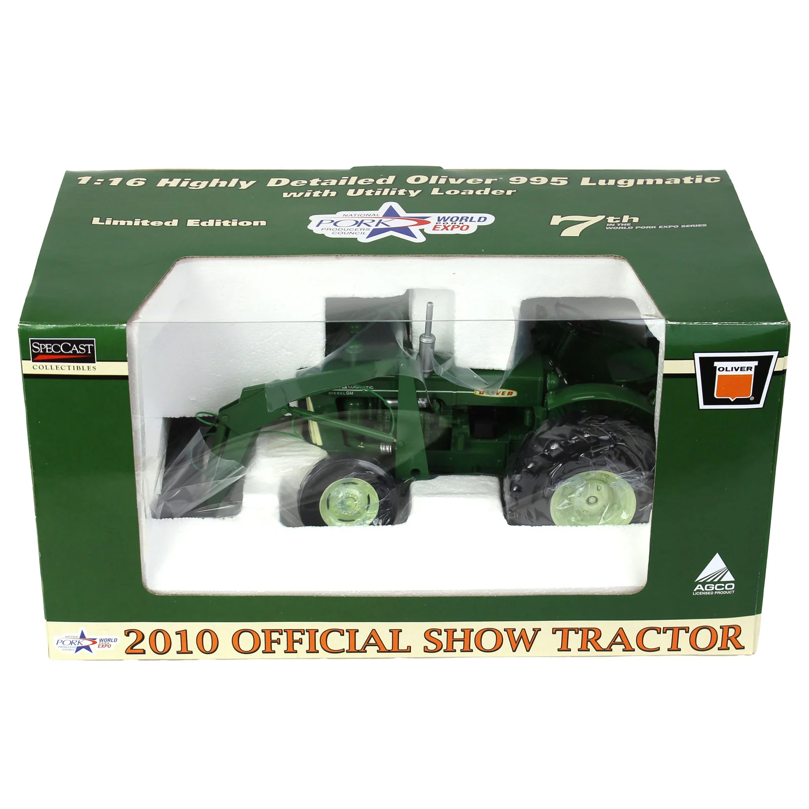 1/16 Oliver 995 Lugmatic with Loader, 2010 Pork Expo 7th in Series - Image 6