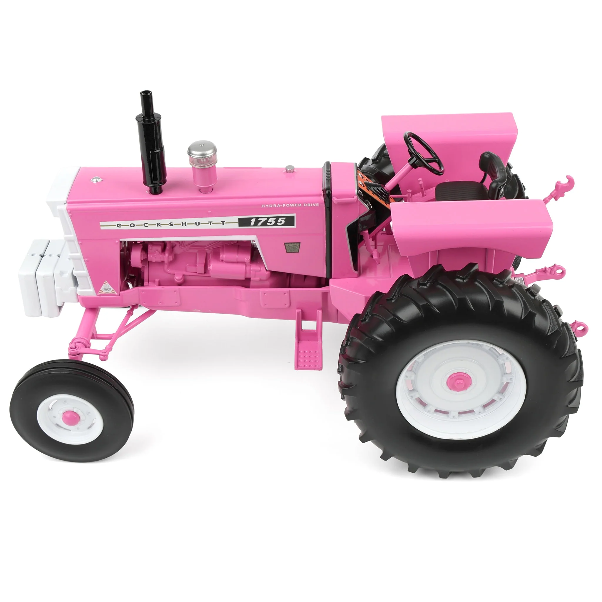 1/16 Pink Cockshutt 1755 Open Station Tractor with Wide Front by SpecCast - Image 5
