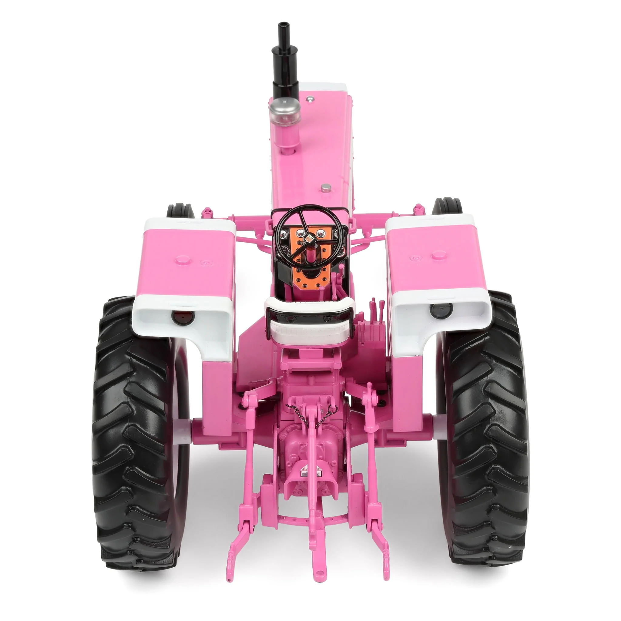 1/16 Pink Oliver 1755 Open Station Tractor with Wide Front by SpecCast - Image 4