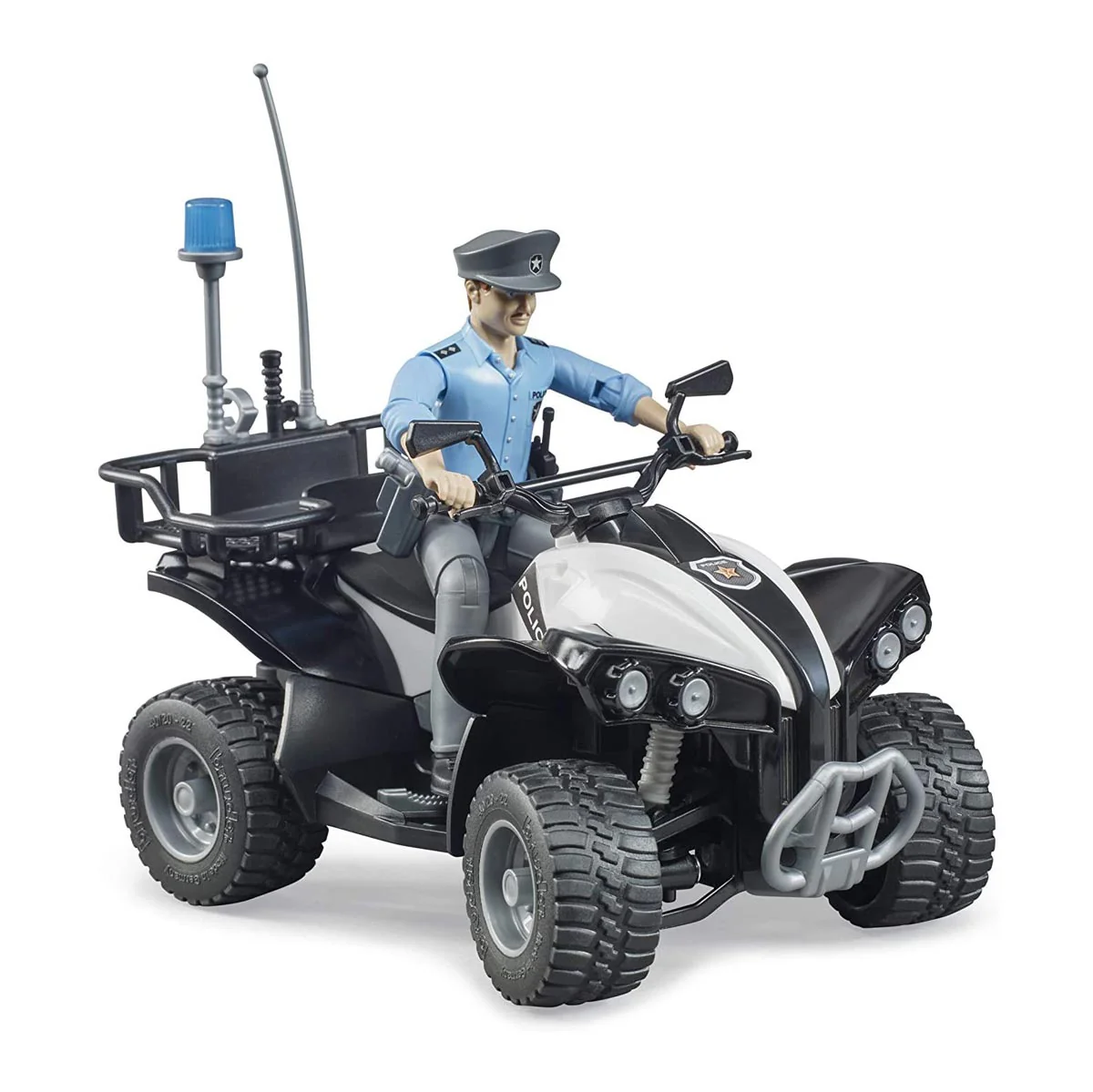 1/16 Police Quad with Police Officer and Accessories by Bruder - Image 2