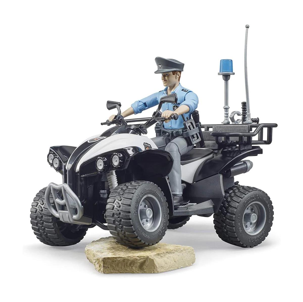 1/16 Police Quad with Police Officer and Accessories by Bruder - Image 5