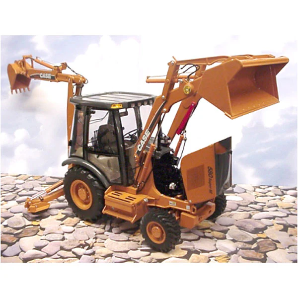 1/16 Case 580 Super M Backhoe Loader, Precision Construction Series #1 by ERTL - Image 3