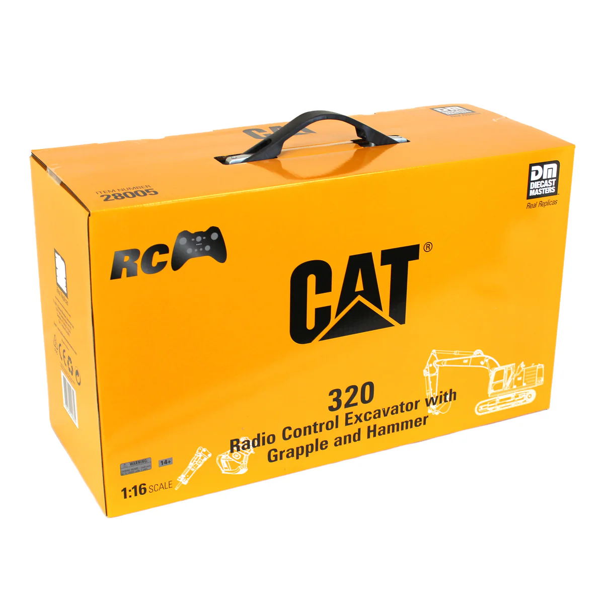 1/16 Radio Control Caterpillar 320 Excavator with Bucket, Grapple and Hammer - Image 8