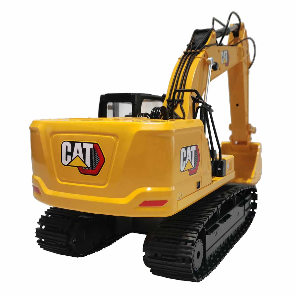 (B&D) 1/16 Radio Control Caterpillar 320 Excavator with Bucket, Grapple and Hammer - Used - Image 3