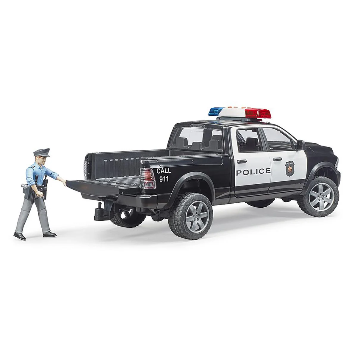 1/16 RAM 2500 Police Truck with Police Officer by Bruder - Image 4