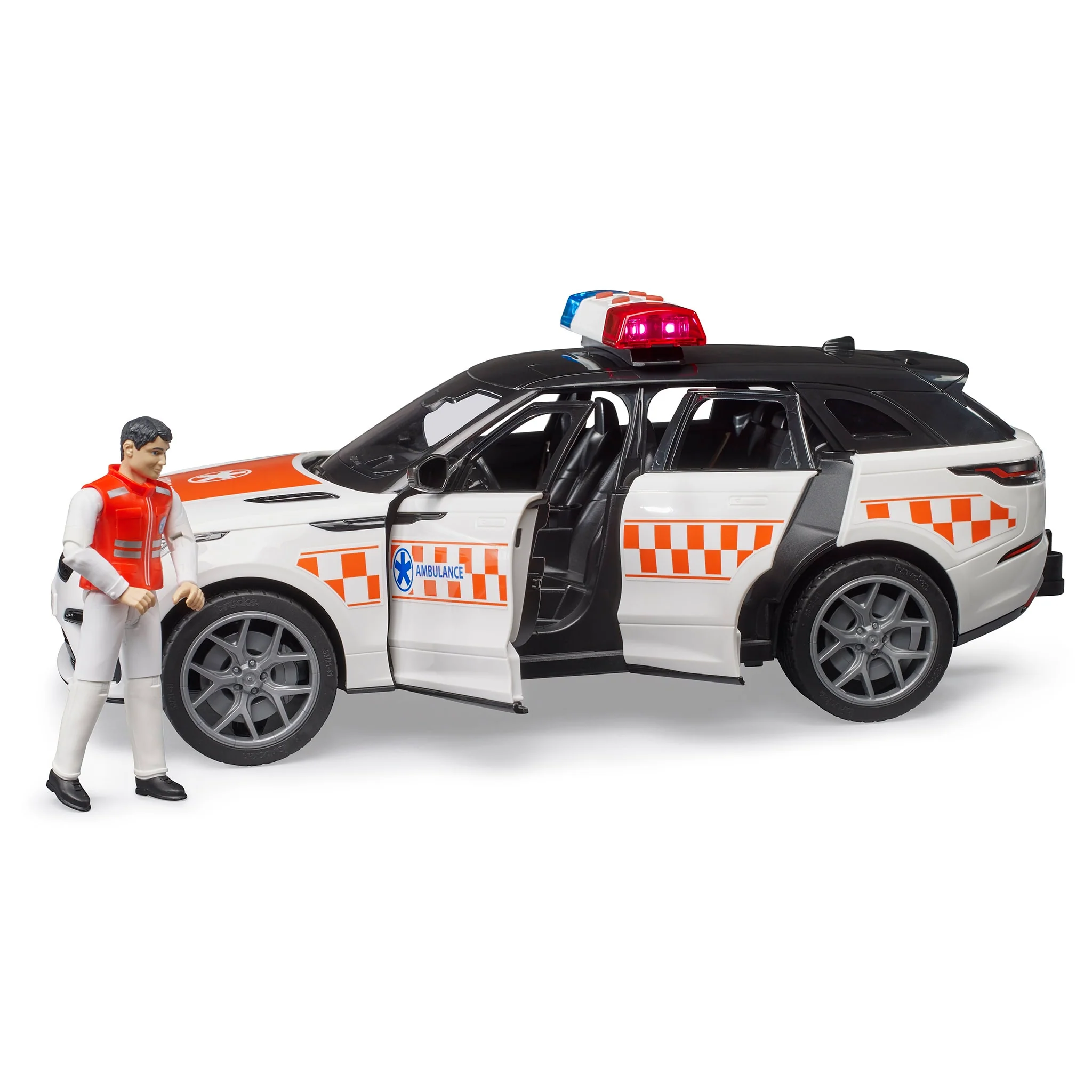 1/16 Range Rover Velar Ambulance with Driver by Bruder - Image 4