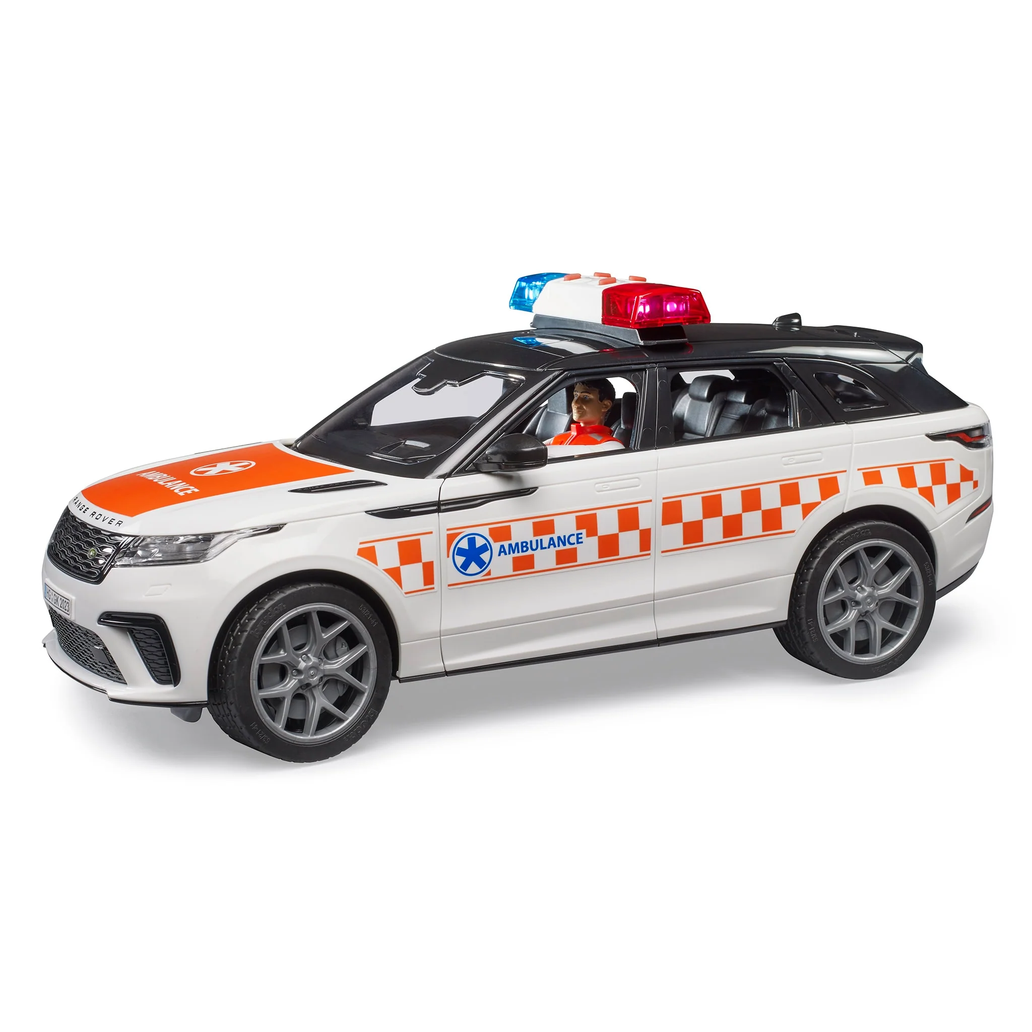 1/16 Range Rover Velar Ambulance with Driver by Bruder - Image 5