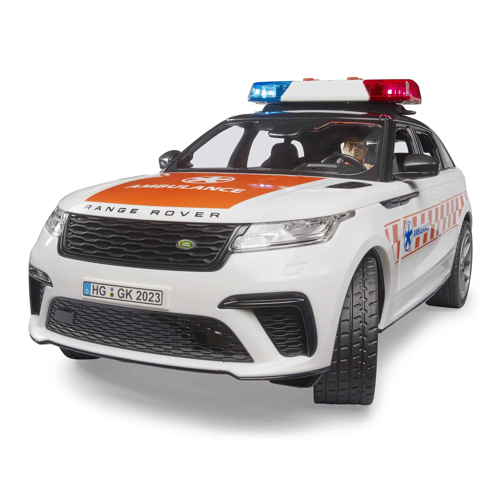 1/16 Range Rover Velar Ambulance with Driver by Bruder - Image 6