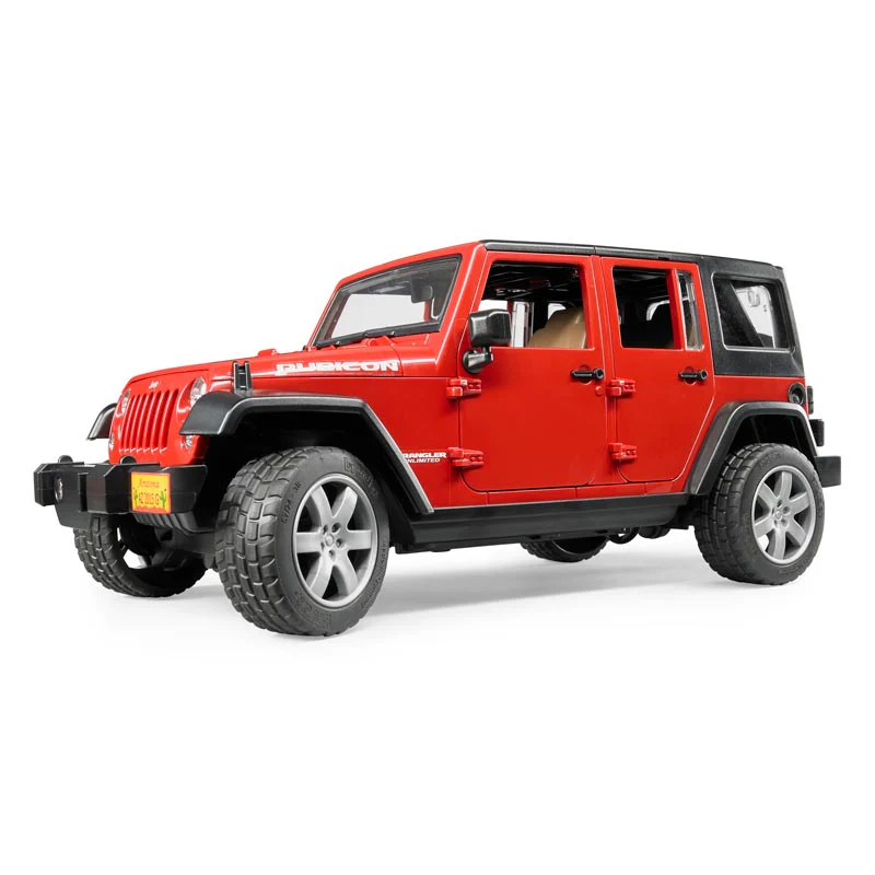 1/16 Red Jeep Wrangler Rubicon by Bruder - Image 5