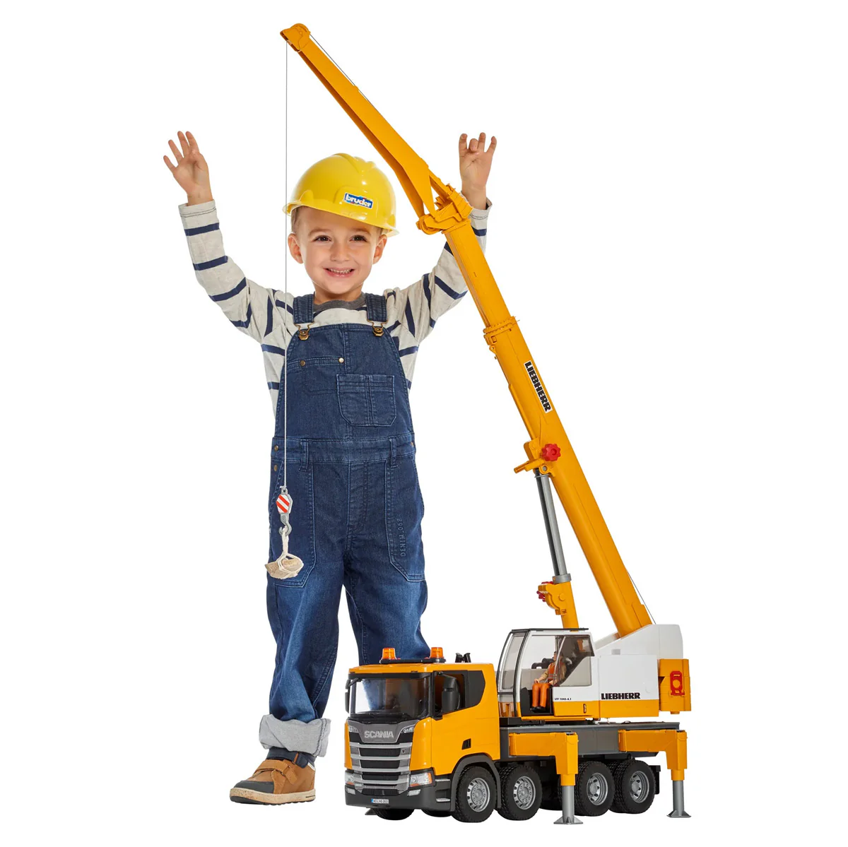 1/16 Scania Super 560R Liebherr Crane Truck by Bruder - Image 7