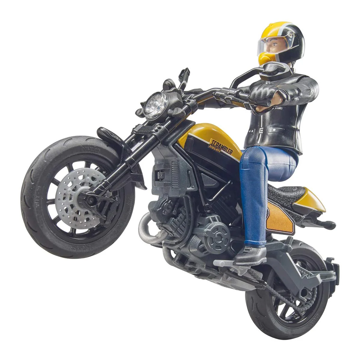 1/16 Scrambler Ducati Full Throttle with Driver by Bruder - Image 2