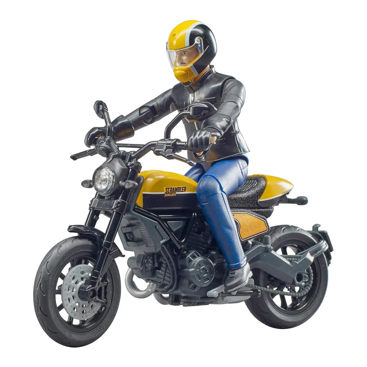 1/16 Scrambler Ducati Full Throttle with Driver by Bruder - Image 4