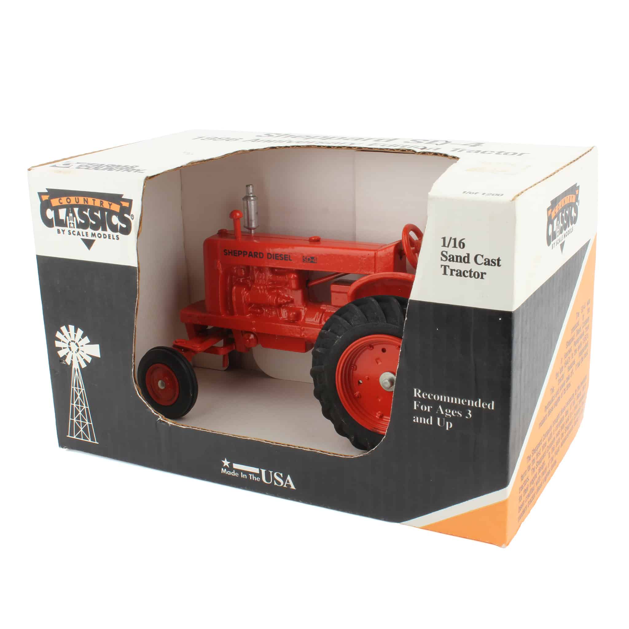 1/16 Sheppard SD-4 Diesel Sand Cast WF Tractor, 1996 Anniversary Edition by Scale Models - Image 2