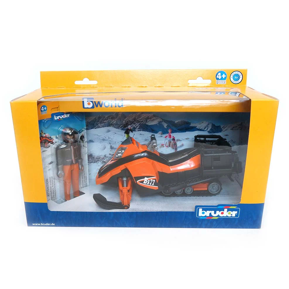 1/16 Snowmobile with Driver and Accessories by Bruder - Image 2