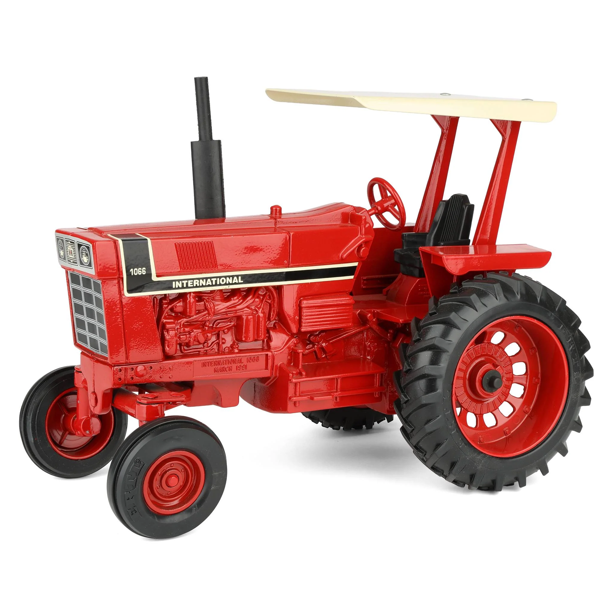 1/16 Special Edition International Tractor 1066 Black Stripe with Canopy & ROPS by ERTL