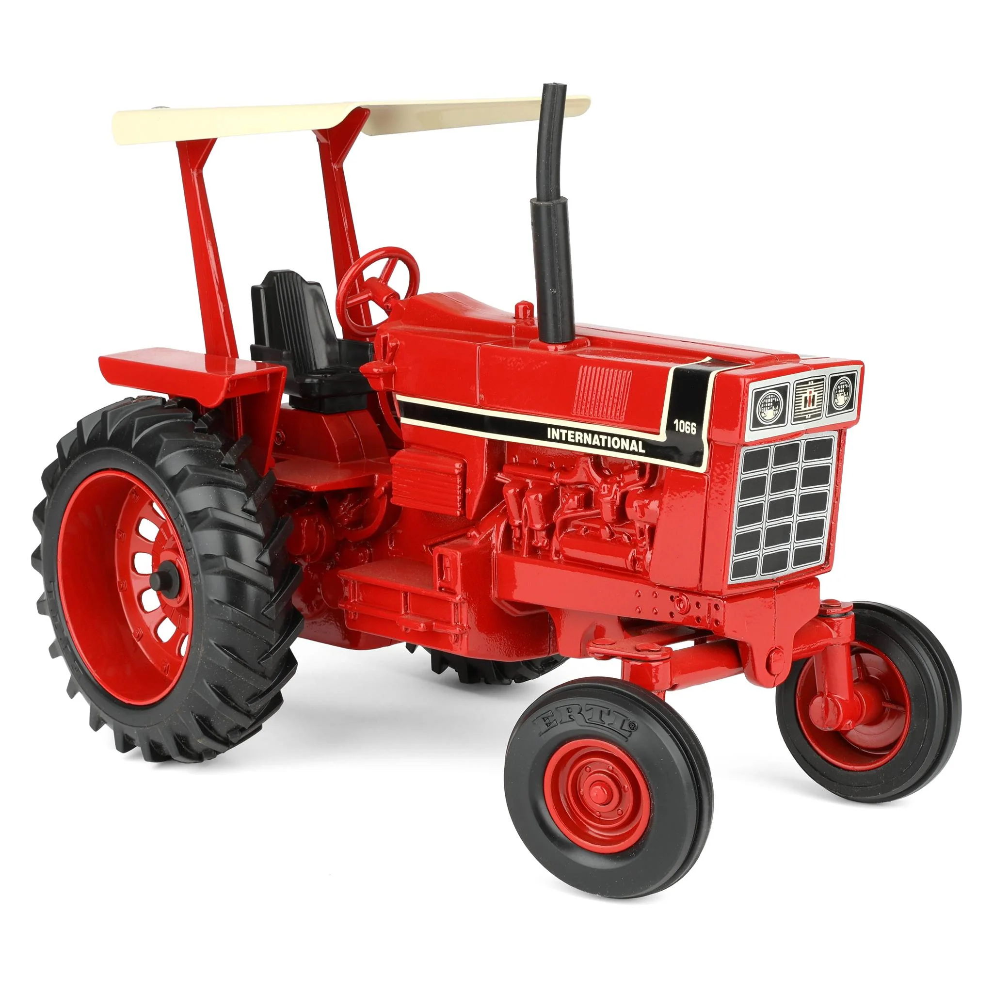 1/16 Special Edition International Tractor 1066 Black Stripe with Canopy & ROPS by ERTL - Image 2