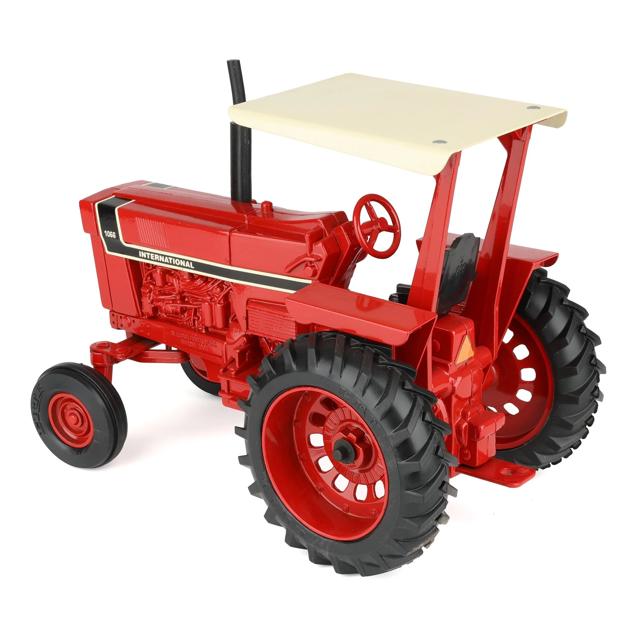 1/16 Special Edition International Tractor 1066 Black Stripe with Canopy & ROPS by ERTL - Image 4