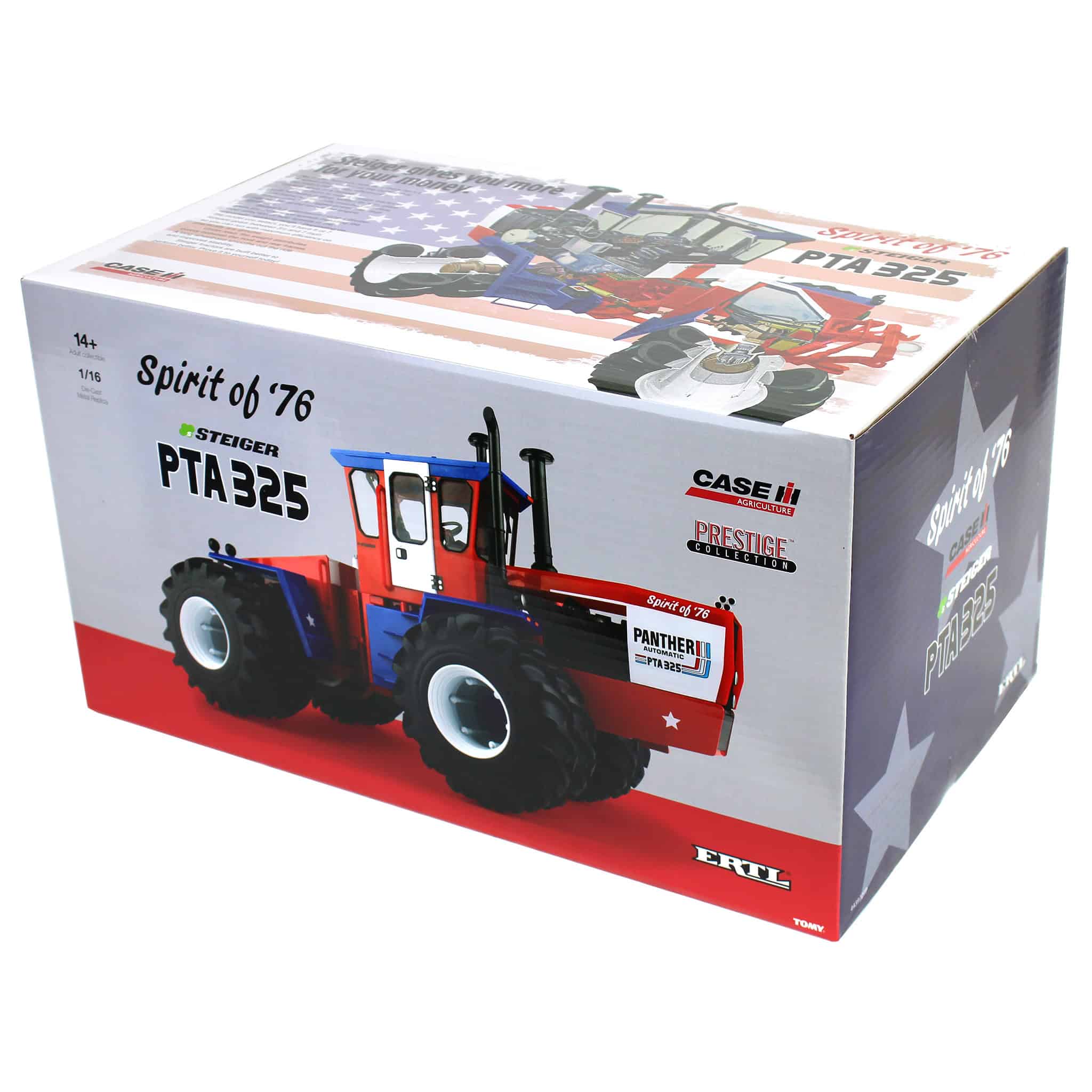 1/16 Steiger PTA 325 "Spirit of '76" Stars & Stripes 4WD Tractor with Duals, ERTL Prestige Collection - Image 10