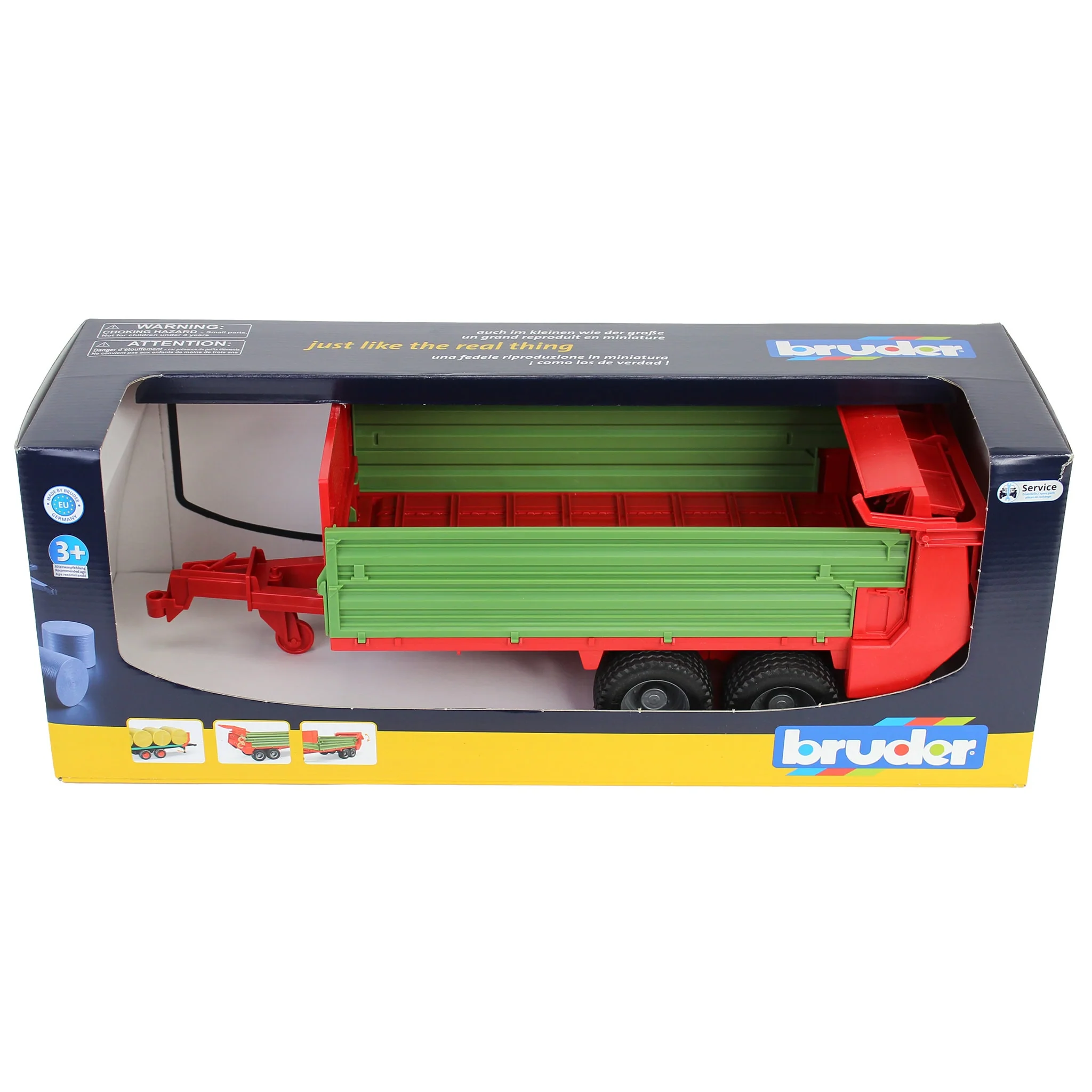 1/16 Box Style Tandem Axle Manure Spreader by Bruder - Image 6