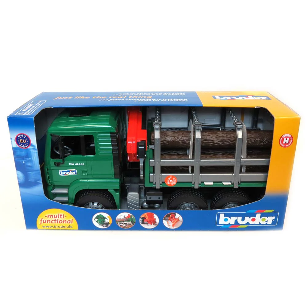 1/16 TG 410A Logging Truck with Crane & 3 Logs by Bruder - Image 5