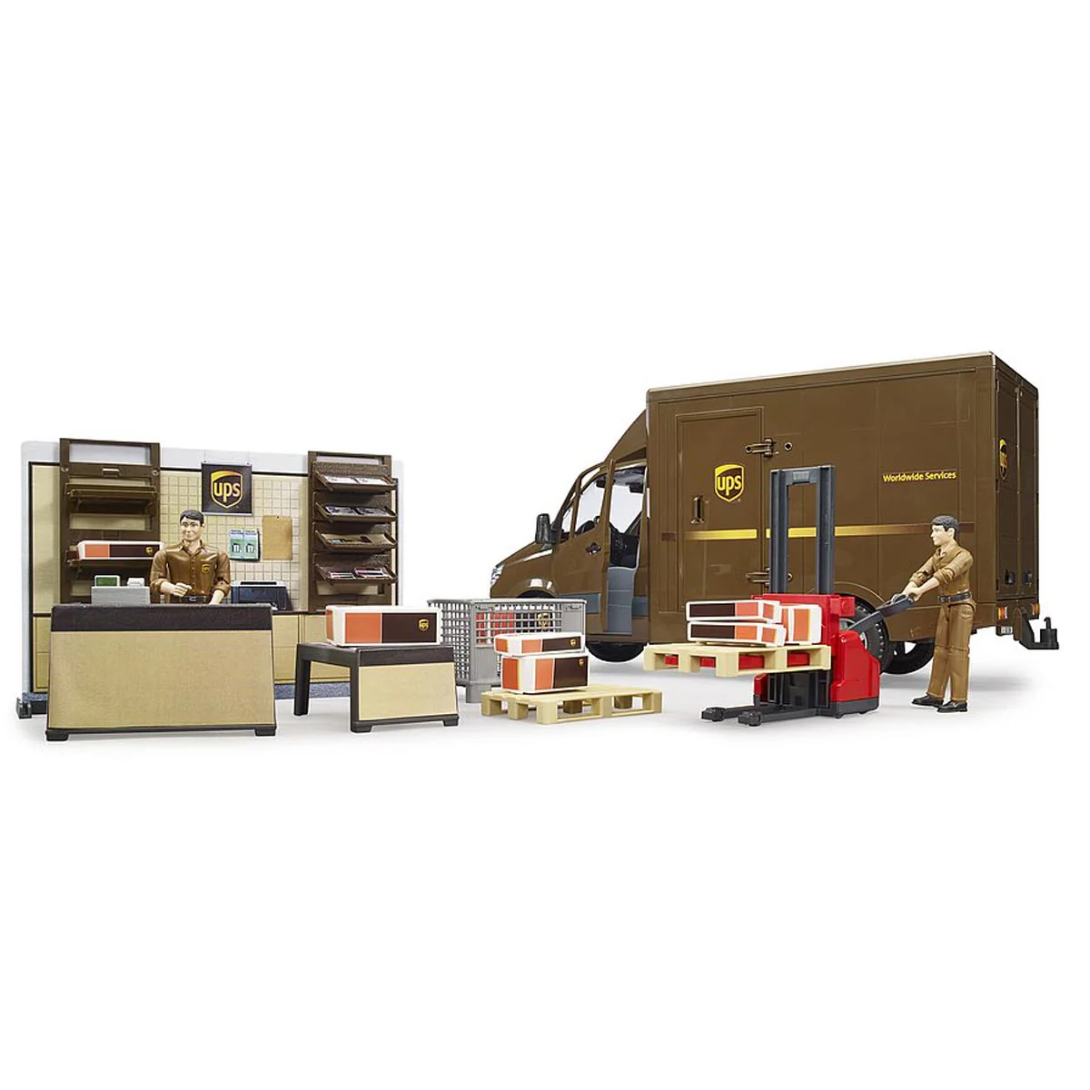 1/16 UPS Store Office by Bruder BWorld - Image 4