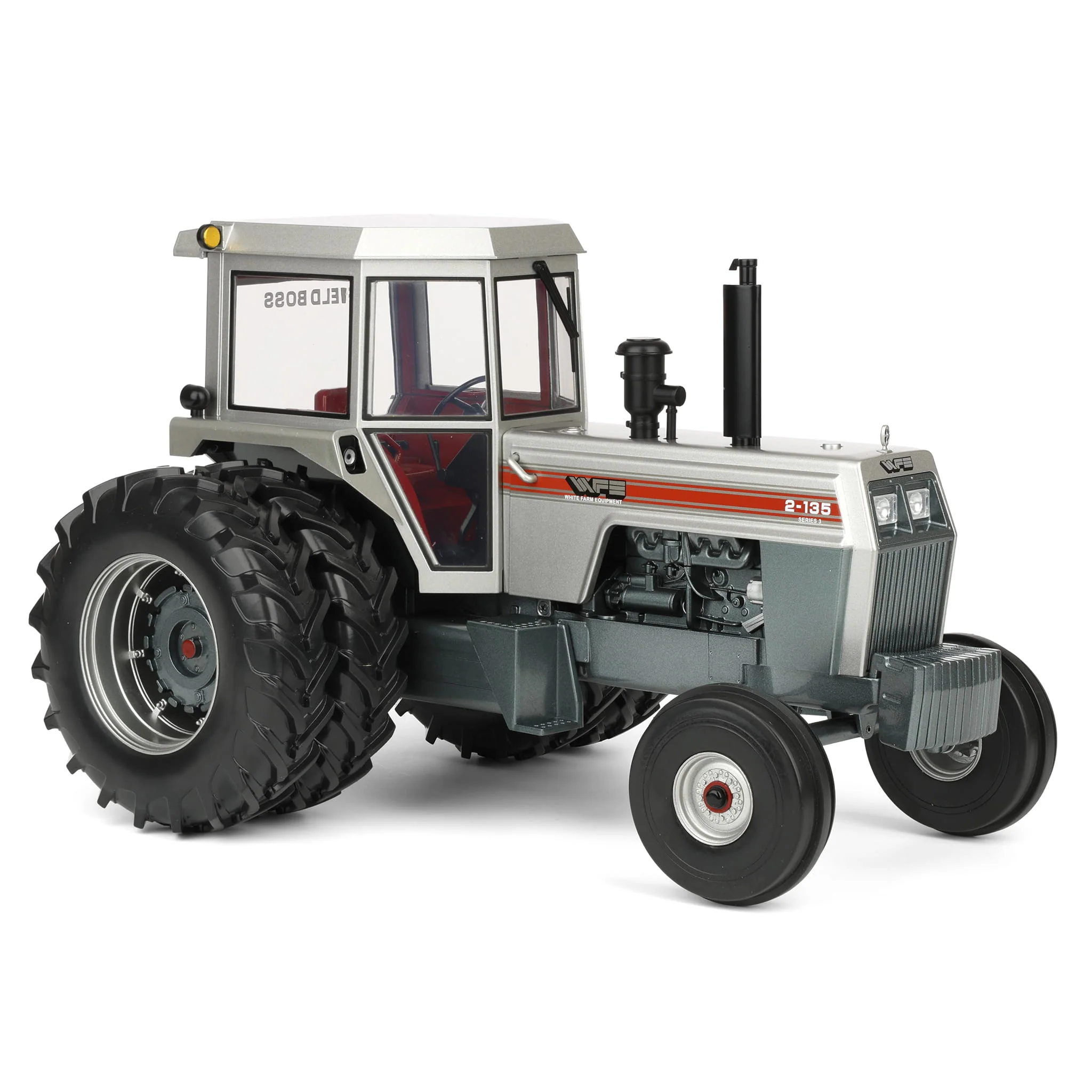 1/16 White 2-135 Red Stripe Tractor with Rear Duals by SpecCast, 2026 Lafayette Farm Toy Show - Image 2