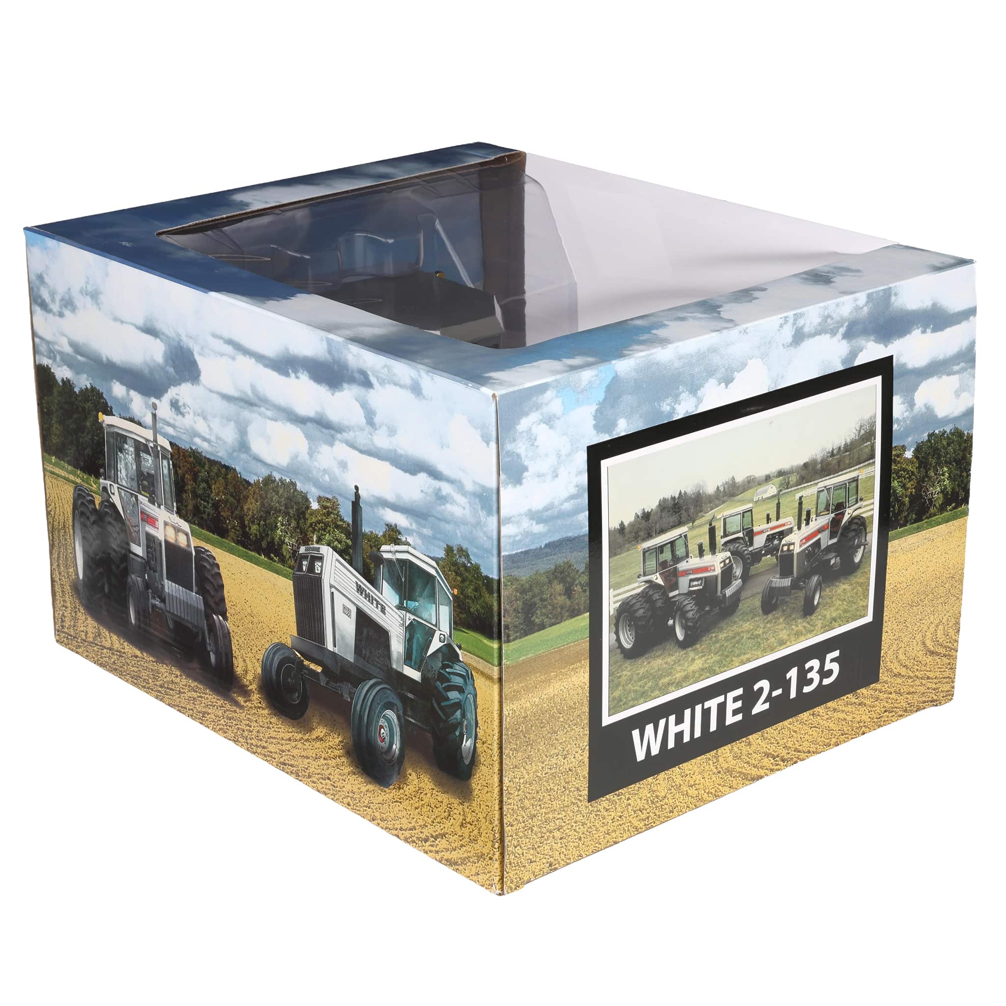 1/16 White 2-135 Red Stripe Tractor with Rear Duals by SpecCast, 2026 Lafayette Farm Toy Show - Image 8