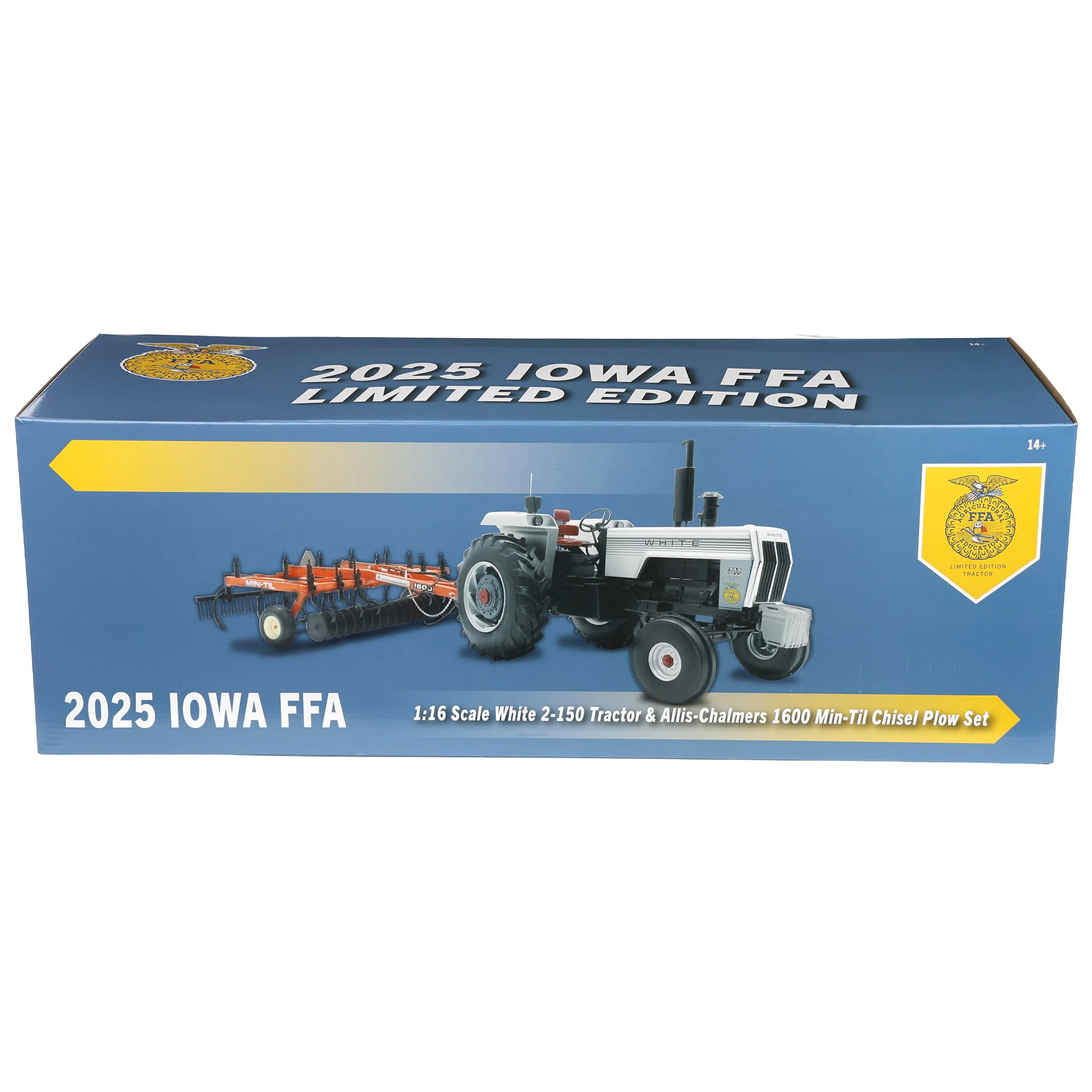 1/16 White 2-150 Tractor with Radio & Allis Chalmers 1600 Plow, 2025 Iowa FFA - Image 8