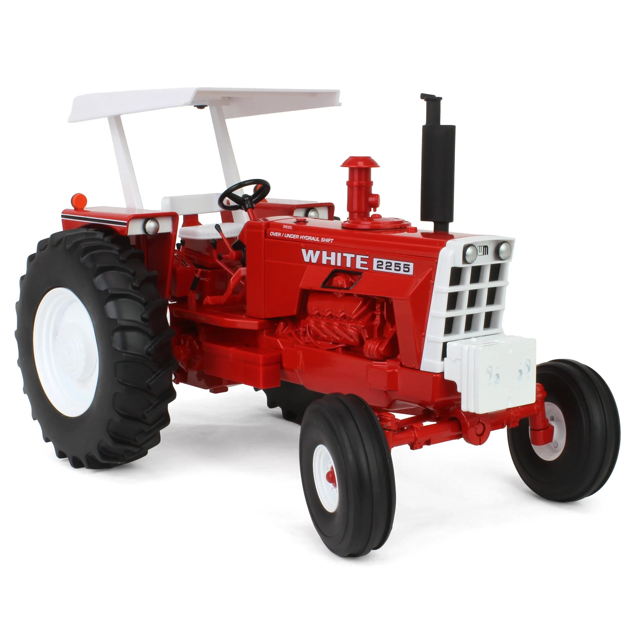 1/16 White 2255 2WD Tractor with ROPS & Canopy, ERTL Prestige Collection - Image 2