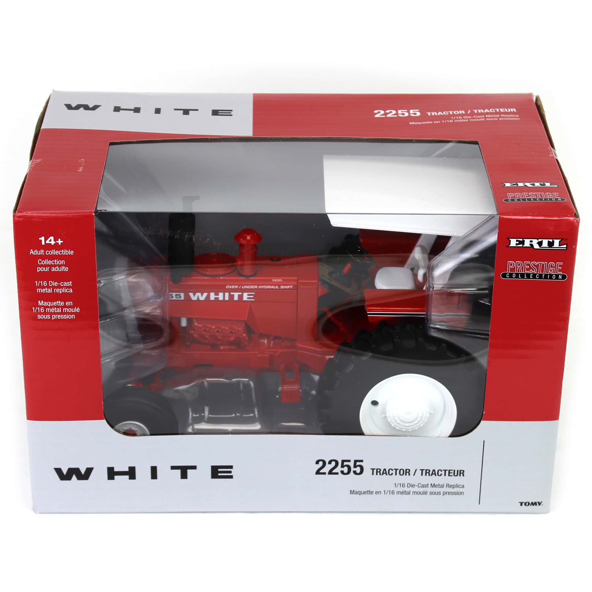 1/16 White 2255 2WD Tractor with ROPS & Canopy, ERTL Prestige Collection - Image 6