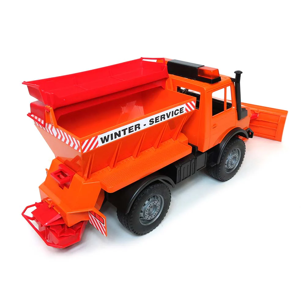 1/16 Winter/Service Spreader Truck with Snow Blade by Bruder - Image 3