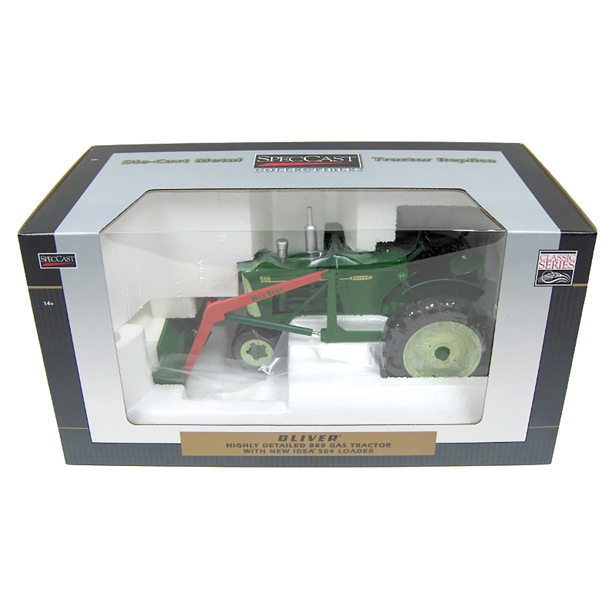 1/16 Oliver 880 Tractor with New Idea Front Loader by SpecCast - Image 2