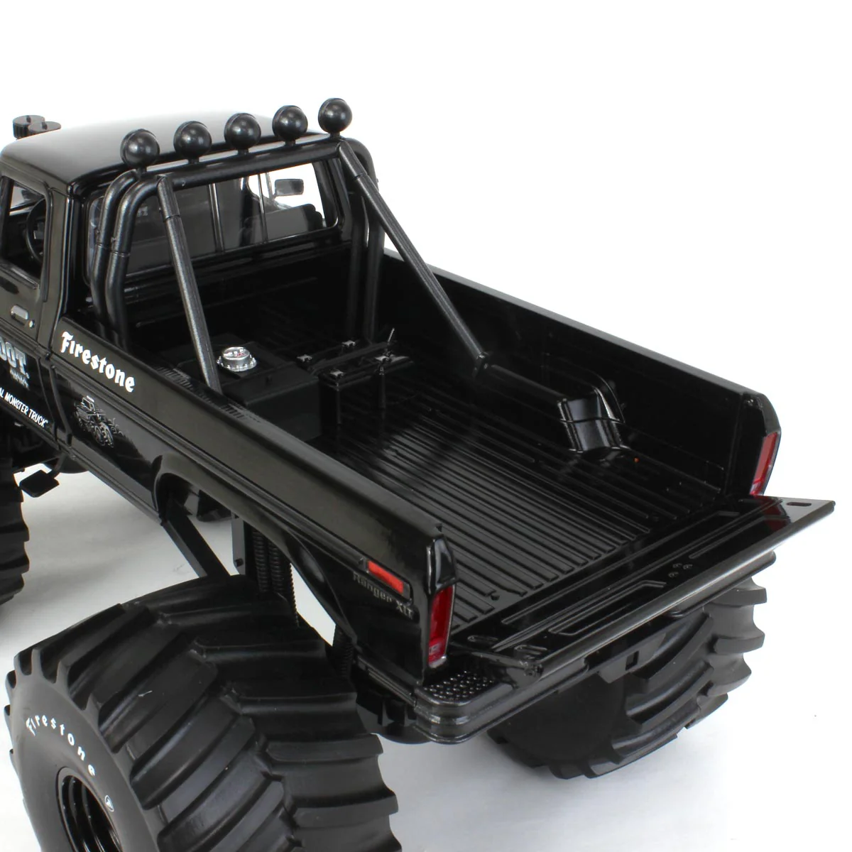 1/18 1974 Ford F-250 Monster Truck, Bigfoot #1, Black Bandit, 66 inch Tires - Image 5