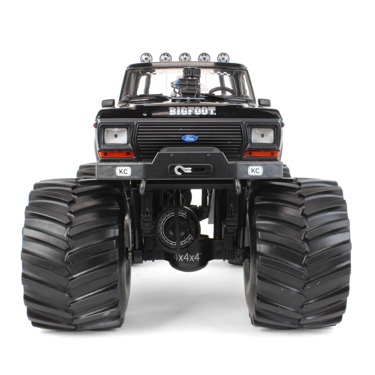 1/18 1974 Ford F-250 Monster Truck, Bigfoot #1, Black Bandit, 66 inch Tires - Image 8