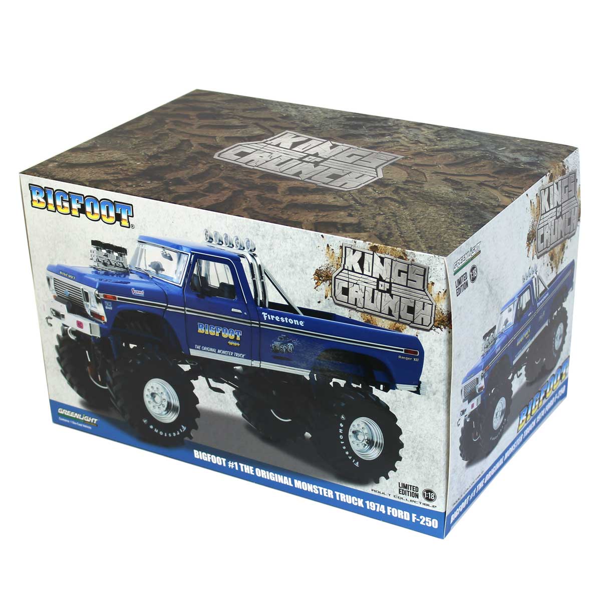 1/18 1974 Ford F-250 Monster Truck, Bigfoot #1, Kings of Crunch - Image 6