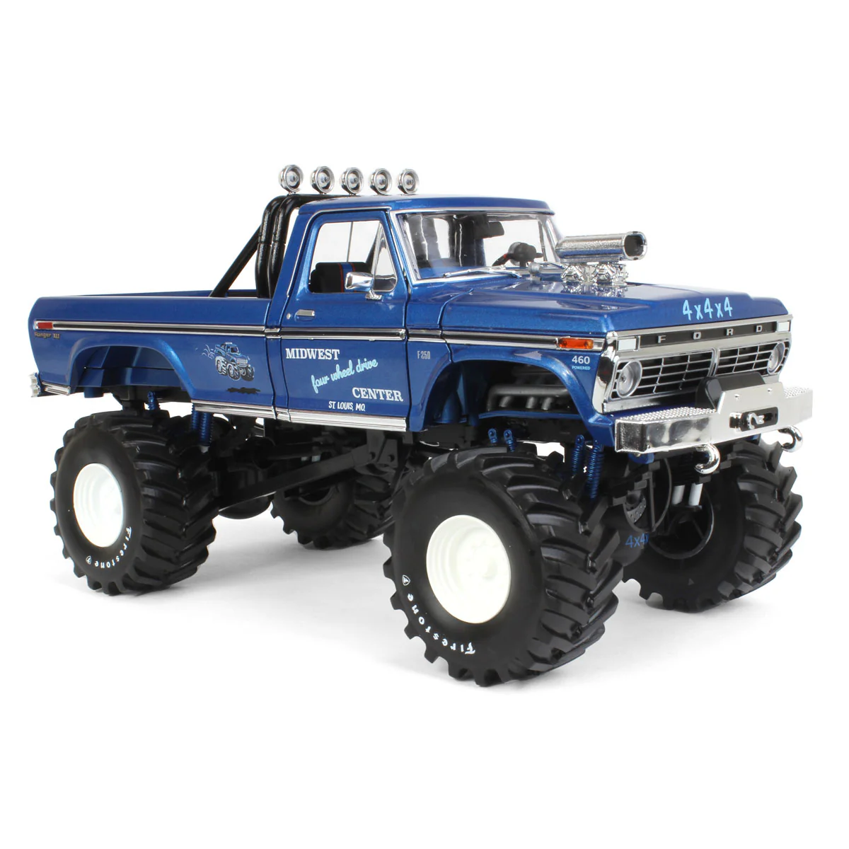 1/18 1974 Ford F-250 Monster Truck with 48 Inch Tires, Midwest 4WD & Performance Center - Image 2