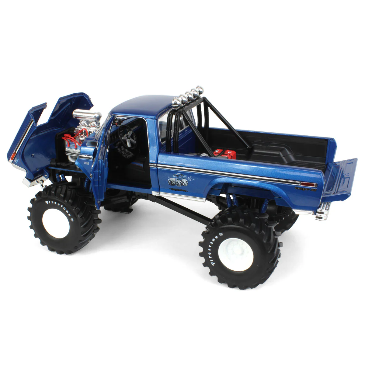1/18 1974 Ford F-250 Monster Truck with 48 Inch Tires, Midwest 4WD & Performance Center - Image 4