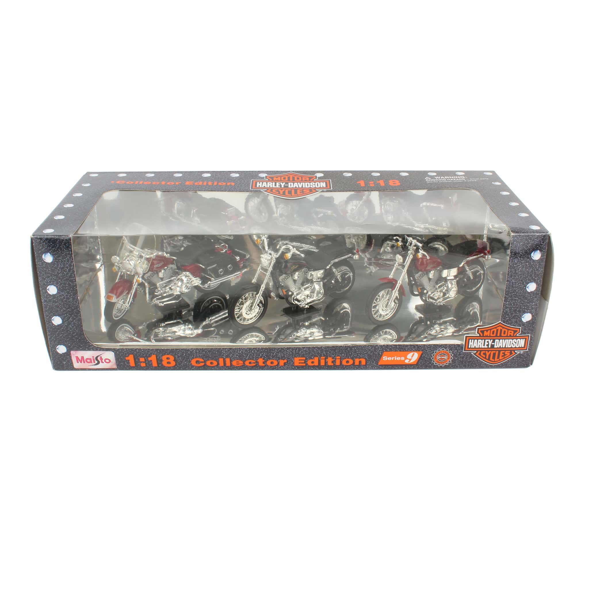 1/18 Harley-Davidson Motorcycle Collector's Edition Series 9 by Maisto