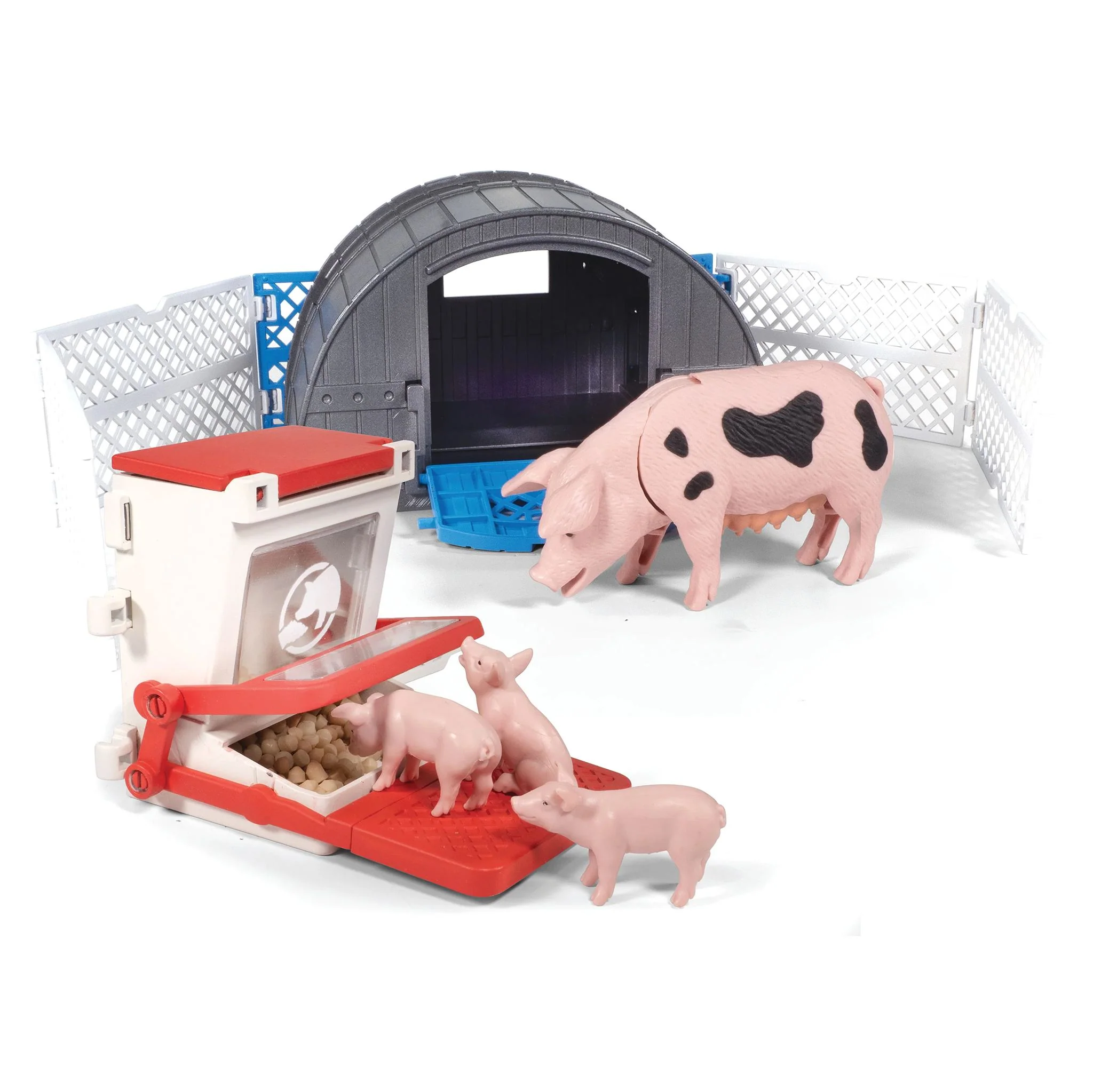 1/20 10-Piece Pig Hut Playset with Accessories by Big Country Toys
