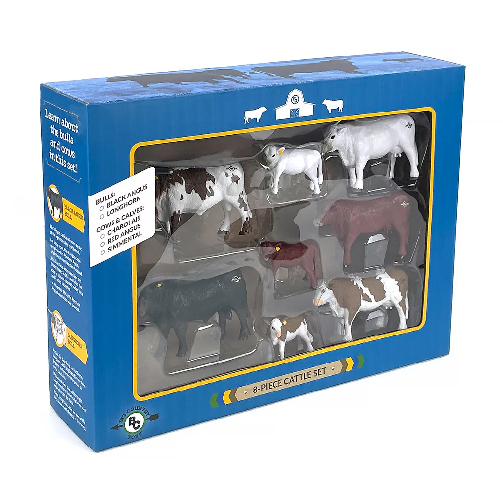 1/20 (8) Piece Cattle Figurine Set by Big Country - Image 6