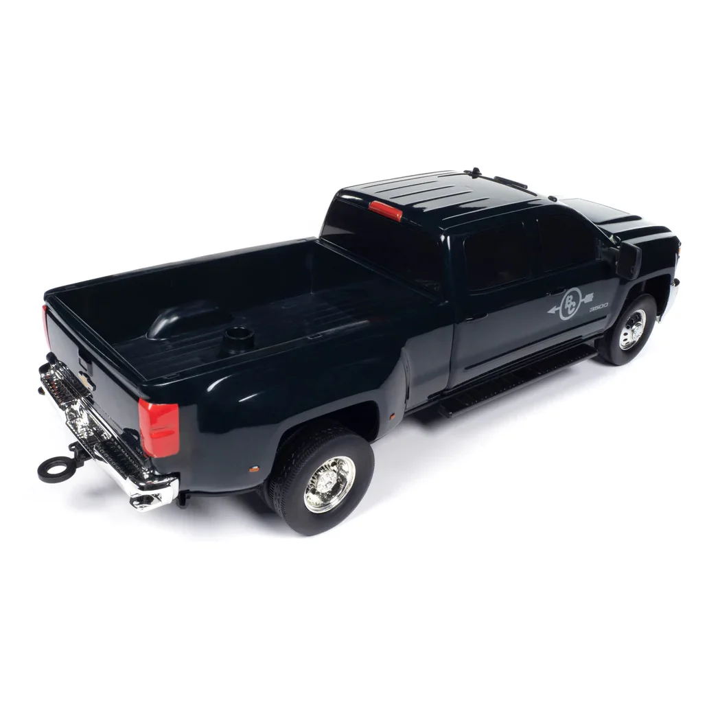 1/20 Chevy Silverado 3500 Dually Truck by Big Country Toys, Black - Image 4