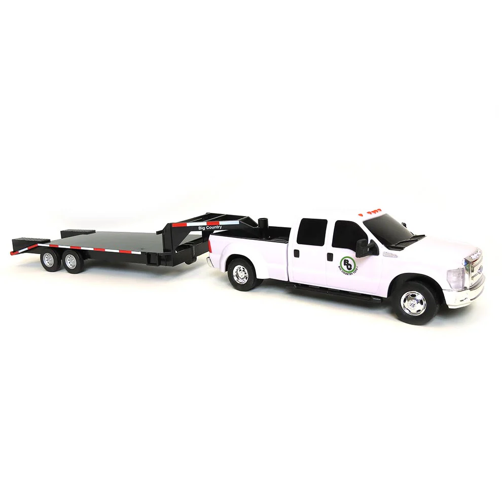 1/20 Flatbed Gooseneck Trailer with Ramps by Big Country Toys - Image 4