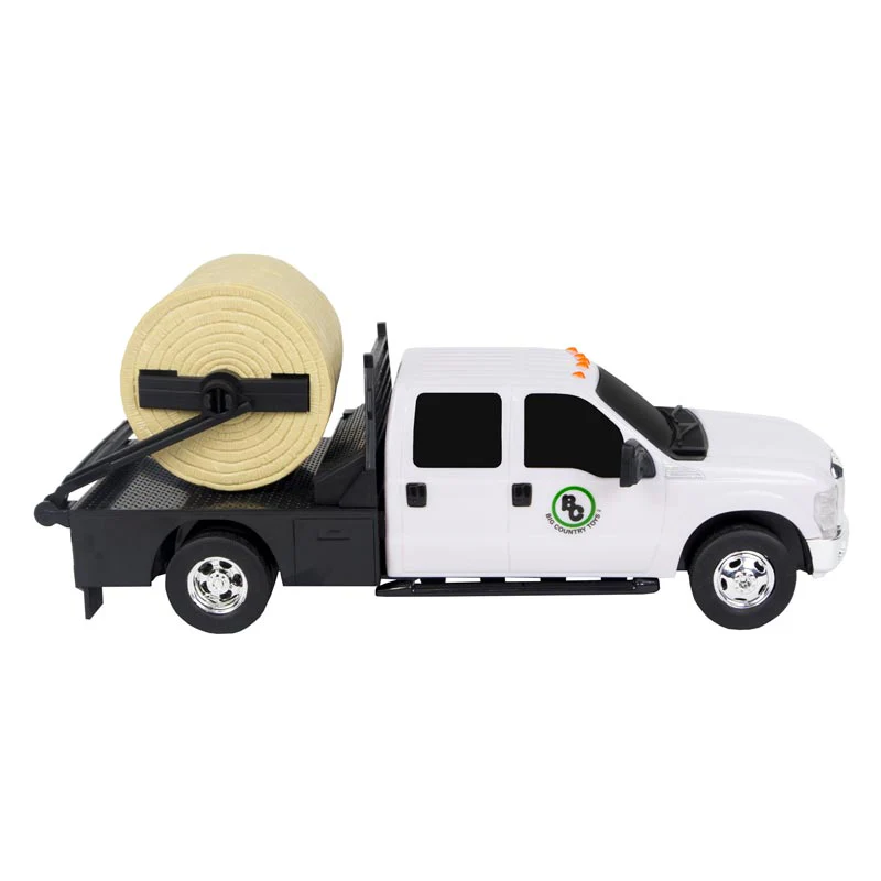 1/20 Ford F-350 Flatbed with Bale Bed & Bale by Big Country Toys - Image 3